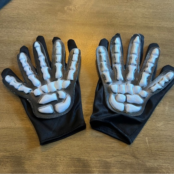 Spooktacular Creations Boys Glows in the Dark Skeleton Costume Skelebones Medium - Picture 7 of 14